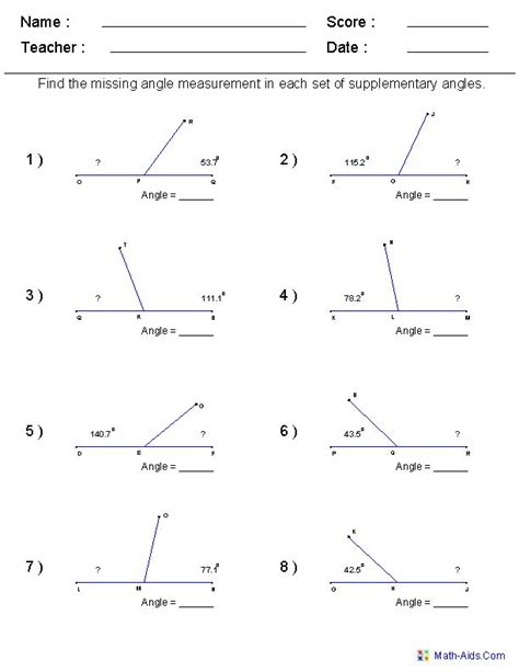 math aid worksheets|Geometry Worksheets .